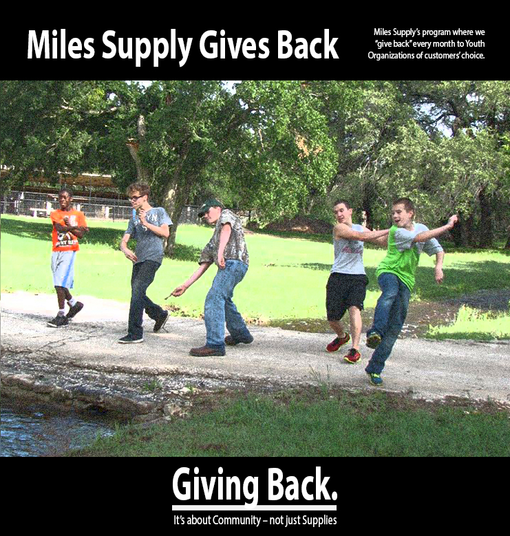 Miles Supply Gives Back