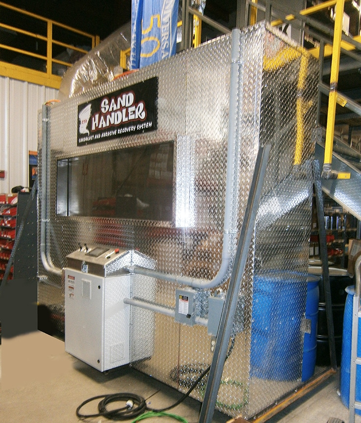 sandblast curtain by SandHandler