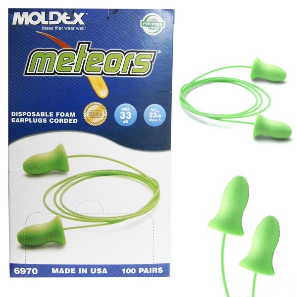 thumbnail interactive-video image 1 of Moldex 6870 Meteors Uncorded Earplugs – Green, NRR 33, 100 Pairs 1 of 4
