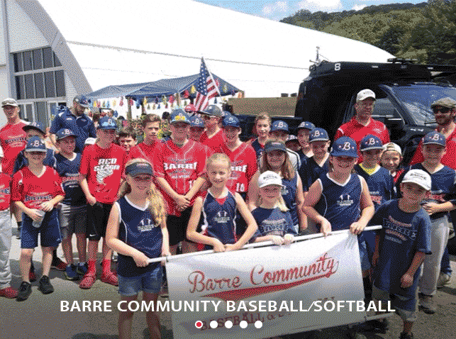 Barre Community Baseball Softball
