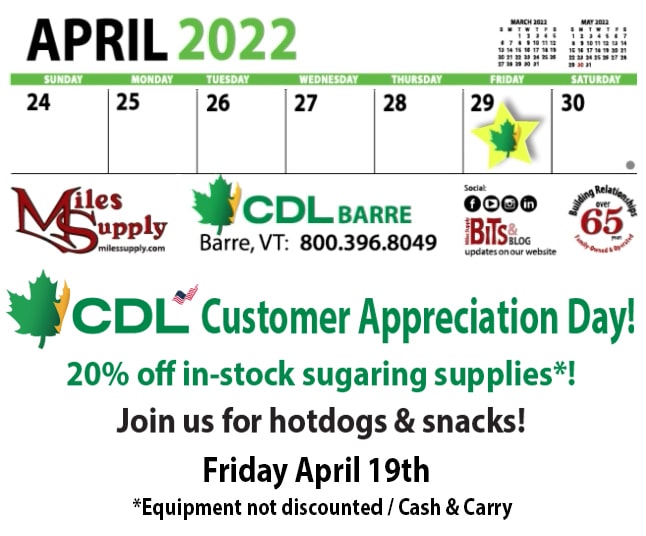 April 29 is CDL Customer Appreciation Day