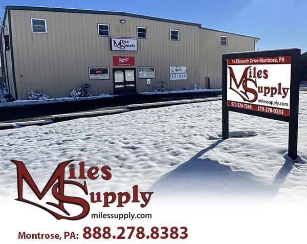 Montrose PA Miles Supply location - 16 Ellsworth Dr