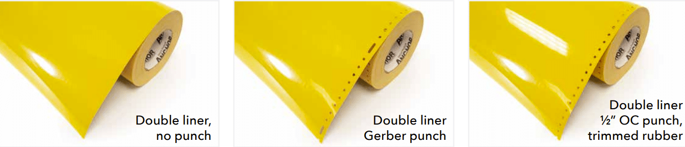 punches available in Gerber, and IBM