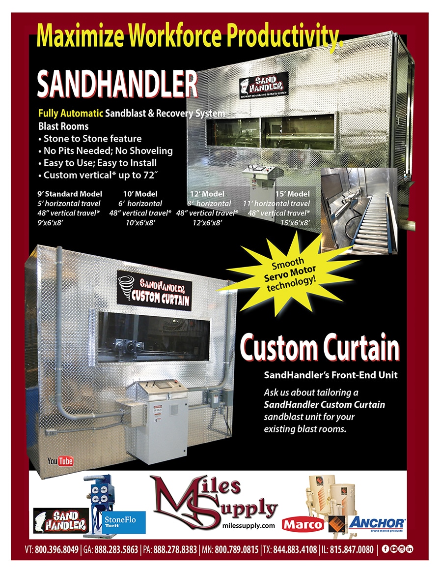 SandHandler Flyer info Automatic Sandblast & Recovery System