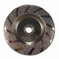 Vacuum Brazed Diamond Contour Cup Wheel 4