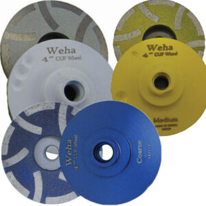 Weha Resin-filled cup wheels Diamond 7680, 7681, 7682