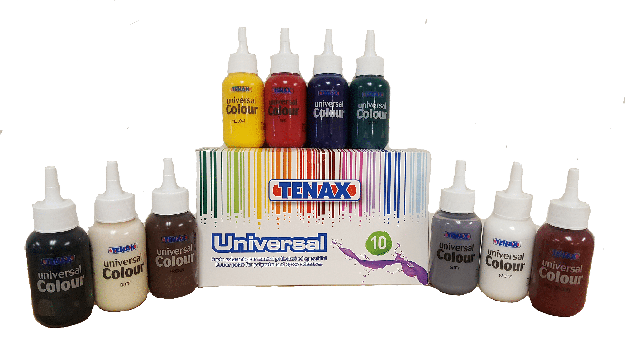 ten kit coloring paste for Tenax adhesive