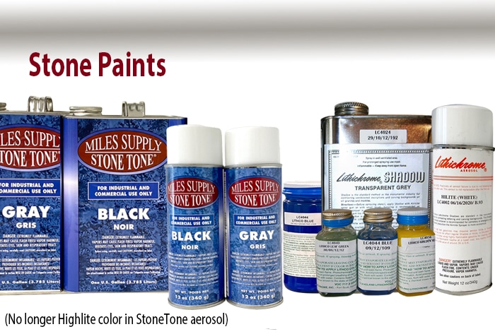 stone tone and lithichrome stone paints