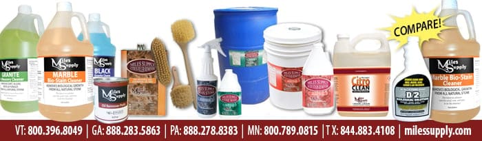 See our stone cleaning supplies