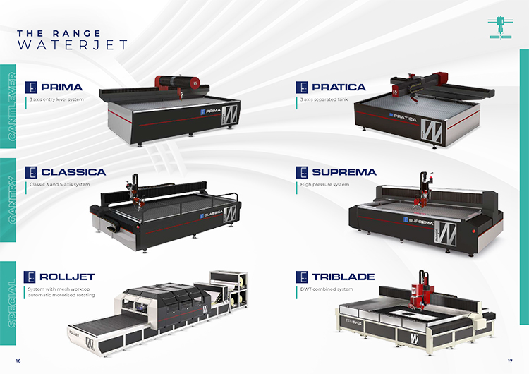 Range of Waterjet Machines | Miles Supply Waterjet offers a range of machines for cutting stone