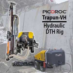Picoroc Trapun VH Hydraulic DTH Rig Quarry Drill