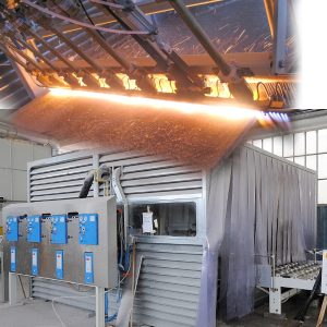 Socomac Flaming Machine for surfacing stone